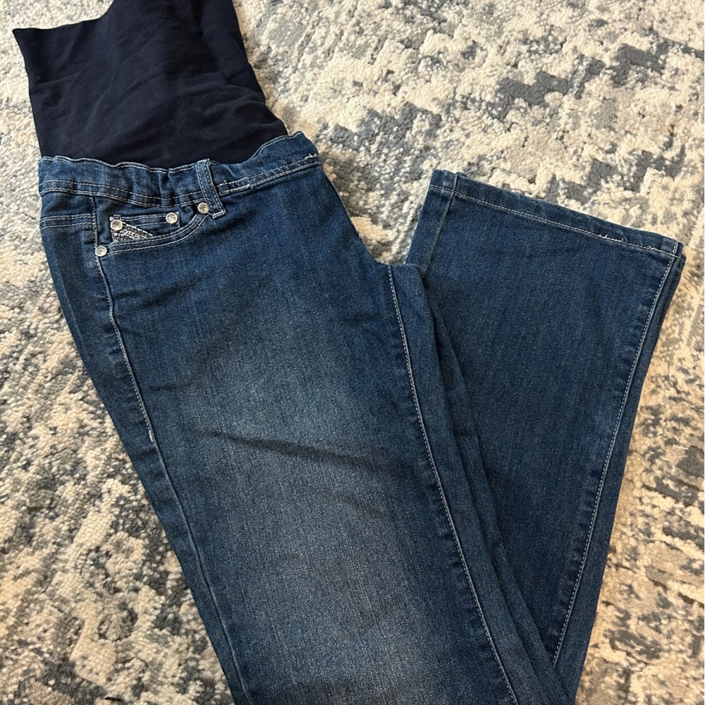 Bootcut maternity jeans